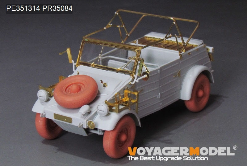 Voyager Model PE351314 WWII German Kubelwagen Type 82 Africa Troop Version Upgrade Set For MENG VS-015 1/35 – Bild 14