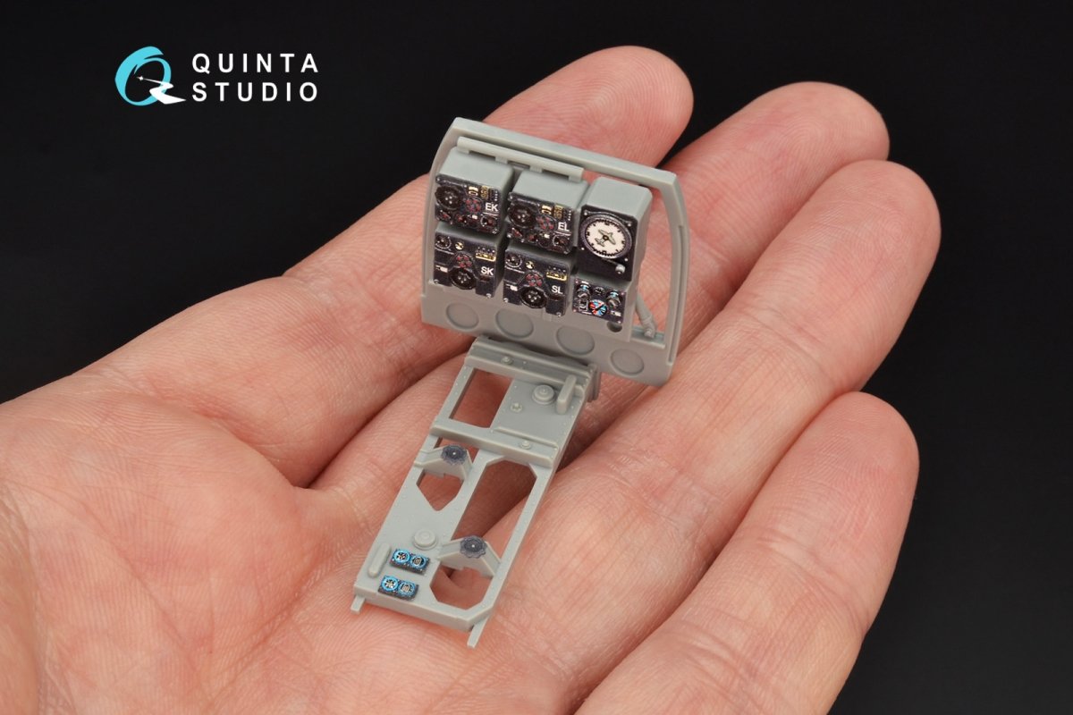 Quinta Studio QD32063 Bf 110C/D 3D-Printed &amp;amp; coloured Interior on decal paper (for Dragon kit) 1/32 – Bild 11