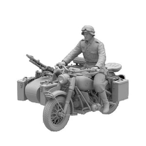 Freedom 616005 WW2 German Motorcycle Driver for R75 1/48 – Bild 3