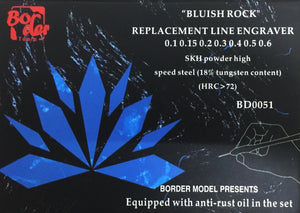Border Model BD0051 Replacement Line Engraver - SET Blue – image 3