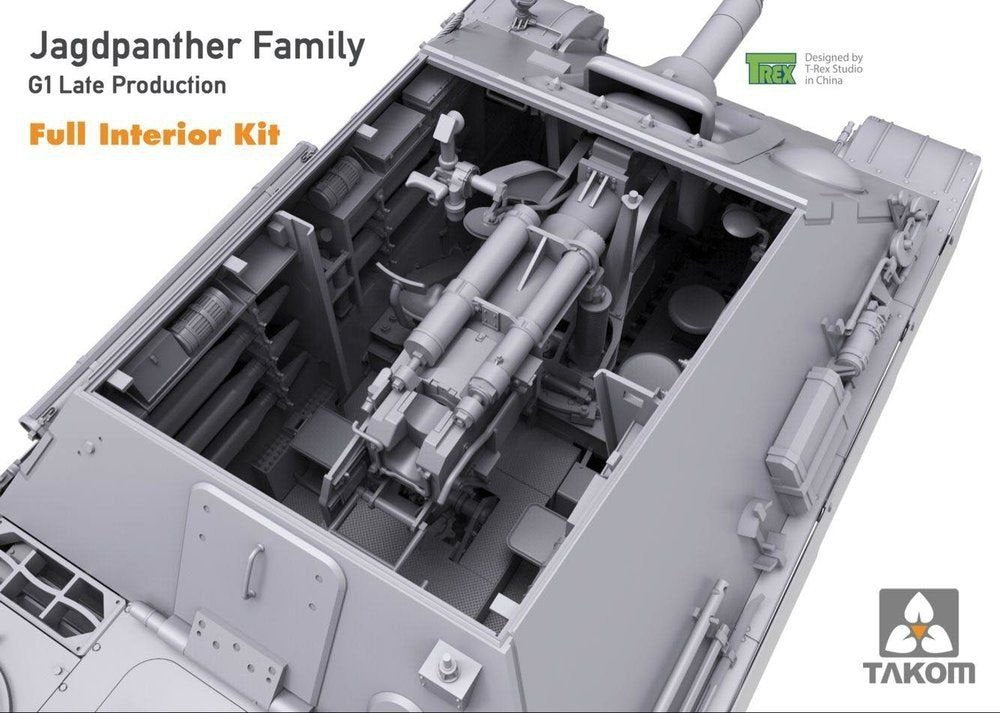 Takom 2106 JAGDPANTHER G1 GERMAN TANK DESTROYER LATE PRODCTION 1/35 – immagine 2