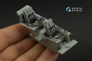 Intérieur coloré imprimé en 3D pour F-15E de Quinta Studio QD48426 (Academy) à l&amp;#39;échelle 1/48 – image 9