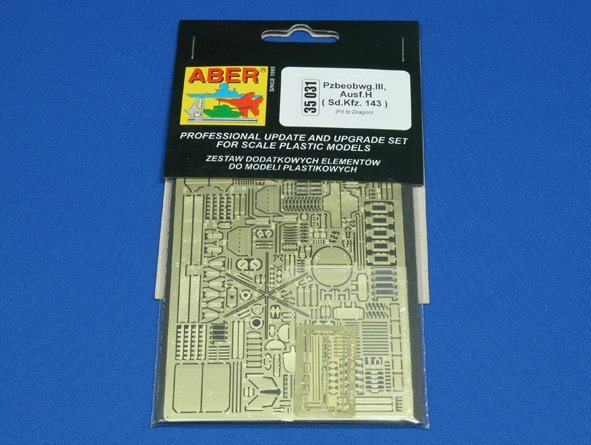 Aber 35031 Pzbeobwg. III Ausf.H Sd,Kfz.143 (DRA) 1/35 – zdjęcie 3