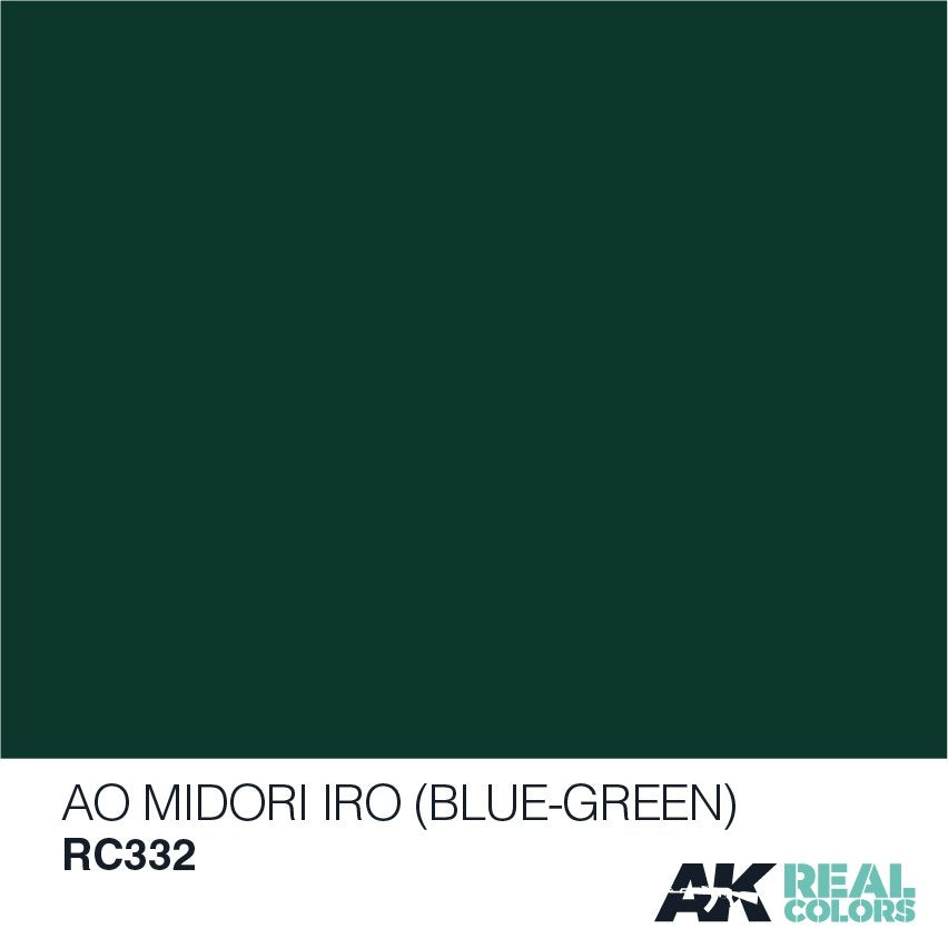 AK Interactive RC332 AO MIDORI IRO (BLUE-GREEN) 10ML – imagen 2