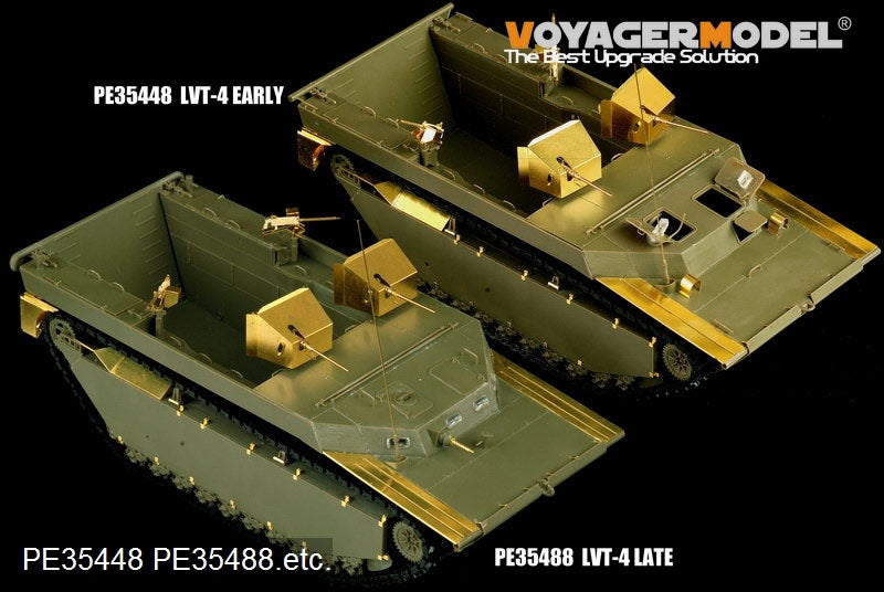 Voyager Model PE35488 WWII US LVT-4 Water Buffalo Landing Vehicle Tracked Late version basic For AFV CLUB 35198 1/35 – Bild 7