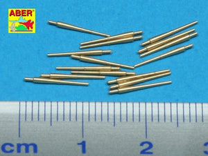 Aber 350L-28 Set of 16 pcs 102 mm Q.F. Mk.XVI barrels for Royal Navy ships 1/350 – imagen 2