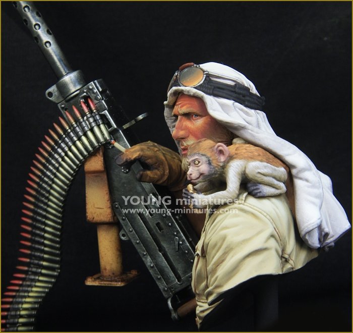 Young Miniatures YM1867 BRITISH SAS JEEP GUNNER North Africa 1941 1/10 – Bild 3