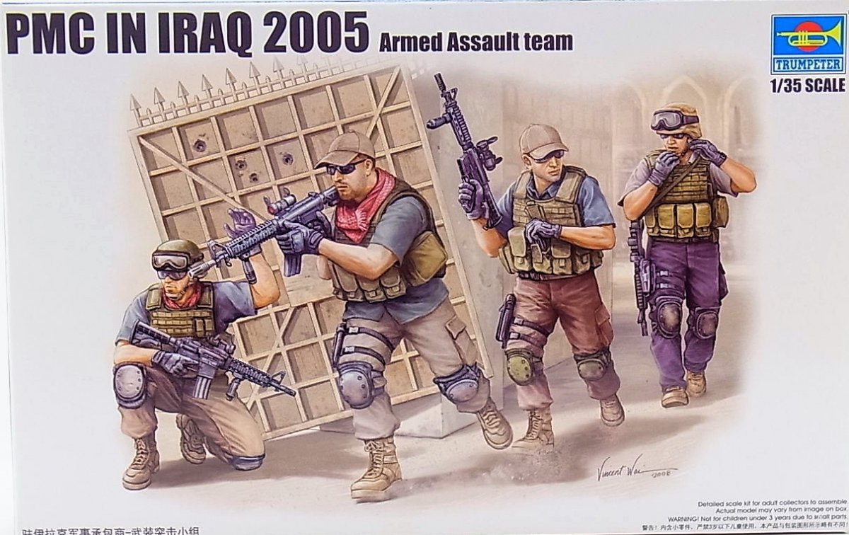 Trumpeter 00419 PMC in Iraq 2005-Armed Assault Team 1/35 – Bild 2