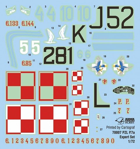 Arma Hobby 70007 PZL P.7a Expert Set 1939 1/72 – Bild 9