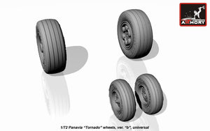 Armory Models AW72501b Panavia Tornado wheels, w/ tyres type “b” (GY) 1/72 – Bild 5