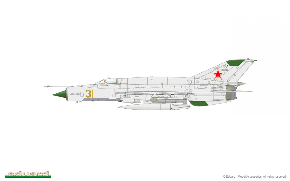 Eduard 84180 MiG-21SMT 1/48 – immagine 3
