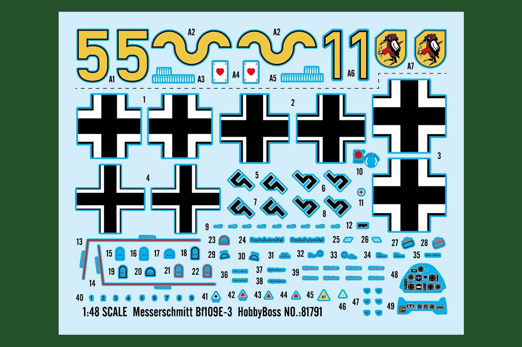 Hobby Boss 81791 Messerschmitt Bf109E-3 1/48 – immagine 19
