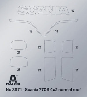Italeri 3971 Scania S770 4x2 Normal Roof &amp;quot;Grey Cab&amp;quot; 1/24 – image 9