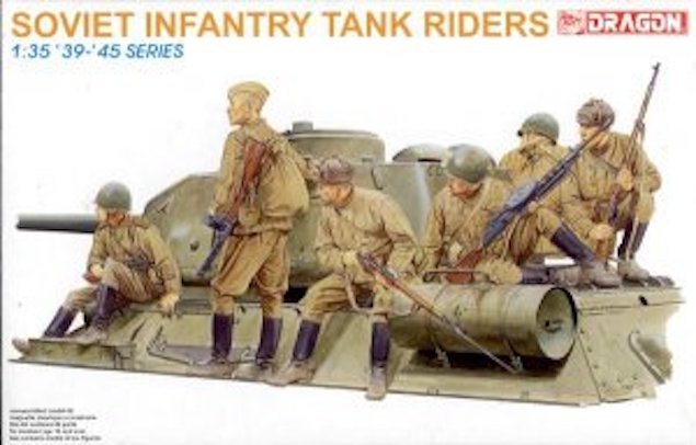 Dragon 6197 Cavaliers de chars d'infanterie soviétiques (1/35)