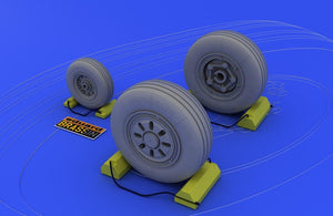 Eduard 648017 F-22A wheels 1/48 (Hasegawa) – imagen 2