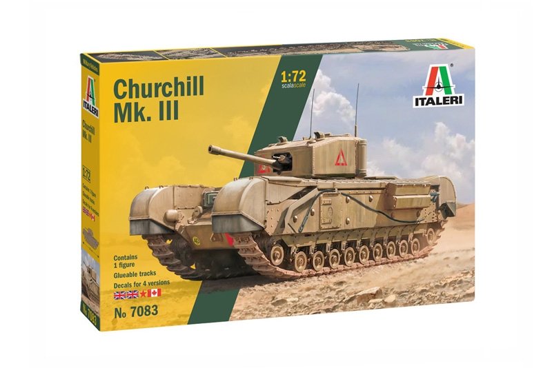 Italeri 7083 Churchill Mk. III 1/72 – zdjęcie 2