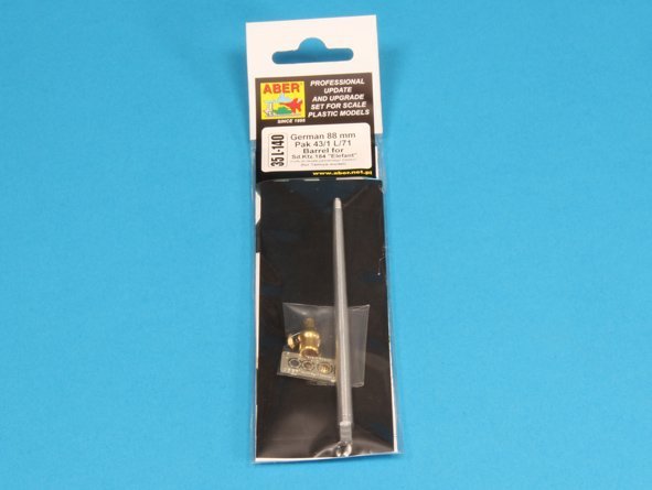 Aber 35L-140 German 88 mm Pak 43/1 L/71 Barrel for Elefant 1/35 – Bild 7