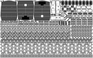 Pontos 37026FB USS BB-63 Missouri 1945 Advanced Detail Up Set (Deck Blue 20B stained wooden deck) 1/350 – immagine 13