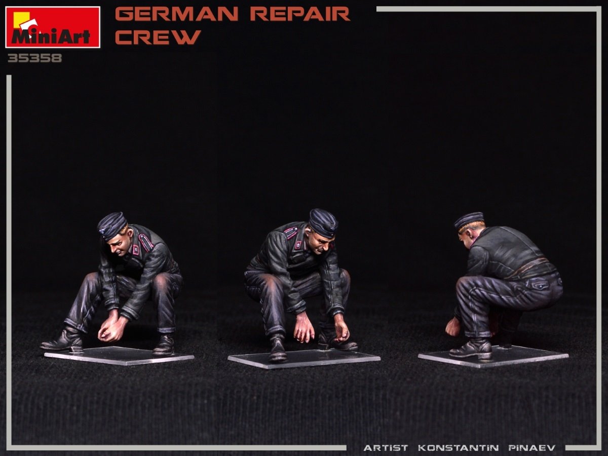 MiniArt 35358 GERMAN REPAIR CREW 1/35 – zdjęcie 4