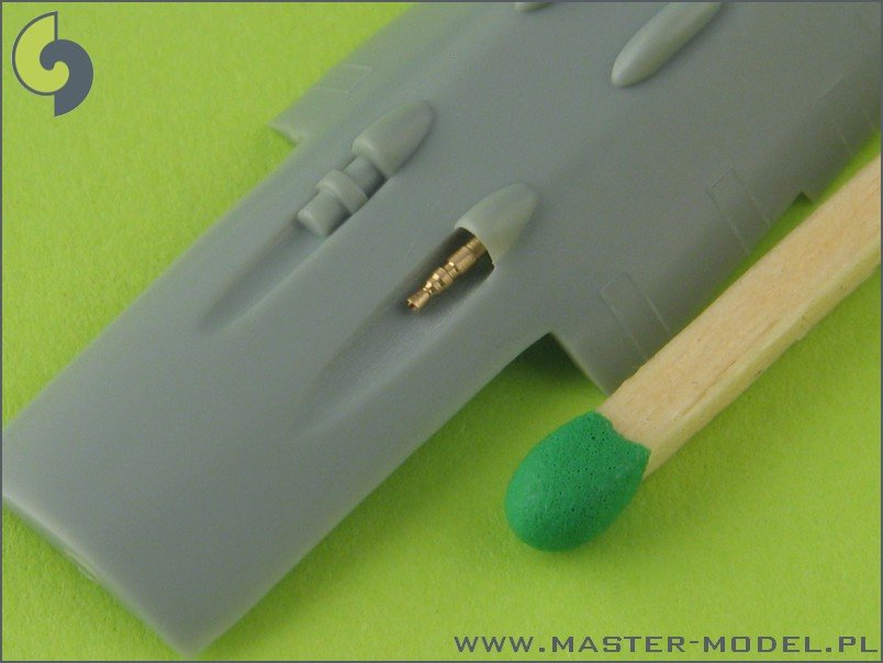 Master AM-72-012 Fw 190 A2 - A5 armament set (MG 17, MG FF, MG 151 barrel tips) &amp;amp; Pitot Tube – zdjęcie 4