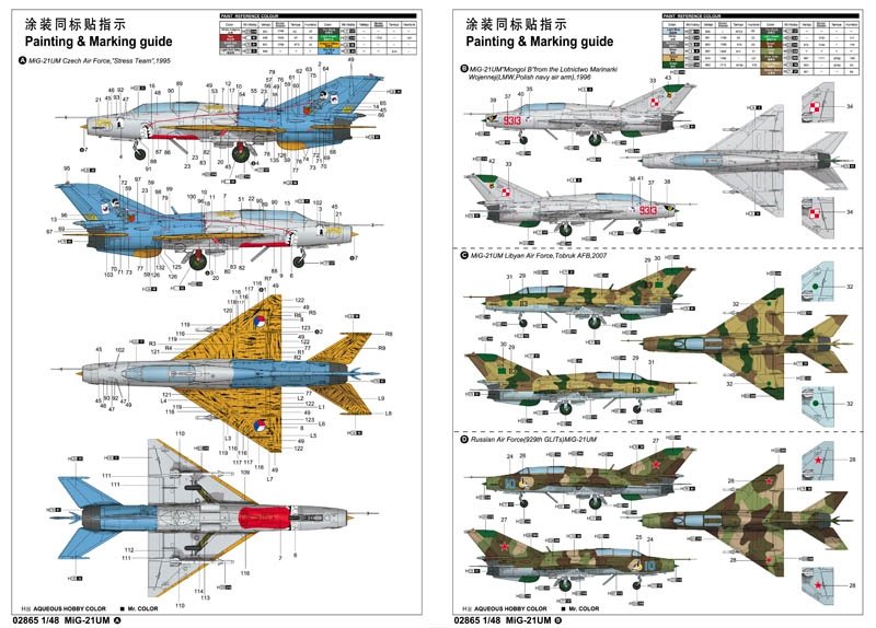Trumpeter 02865 MiG-21UM Mongol B 1/48 – Bild 3