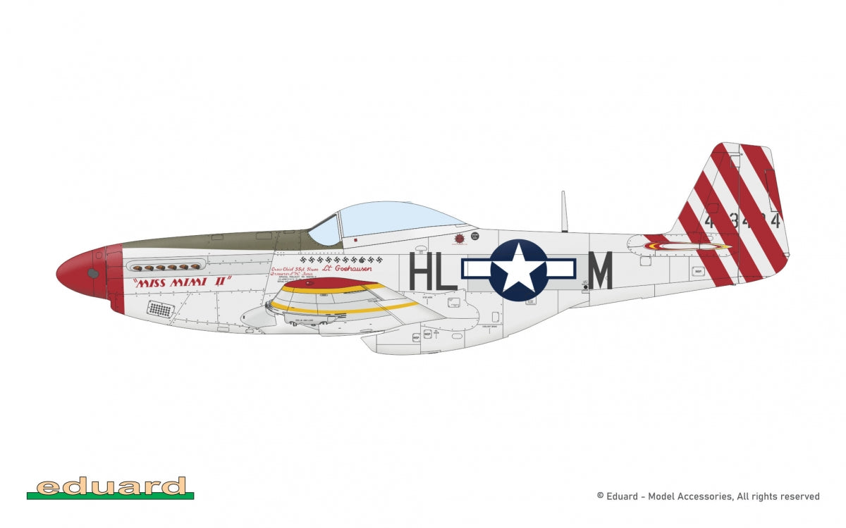 Eduard 7476 P-51D-5 Mustang Weekend Edition 1/72 – immagine 5