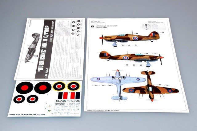 Trumpeter 02416 HURRICANE Mk.IIC/TROP 1/24 – Bild 7