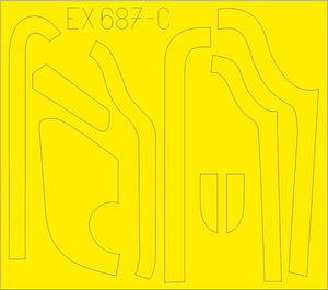 Panneaux antiéblouissants Eduard EX687 B-17G (production DL &amp;amp; BO) 1/48 HKM – image 3