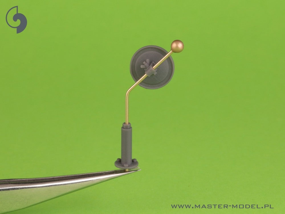 Master GM-16-005 German vehicle width indicators (2 pcs., SHORT - used e.g. on Sd.Kfz. 250, 251) 1/16 – image 2