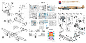 Hobby 2000 32008 Messerschmitt Bf 110 E ( Dragon + Cartograf + Mask ) 1/32 – immagine 2