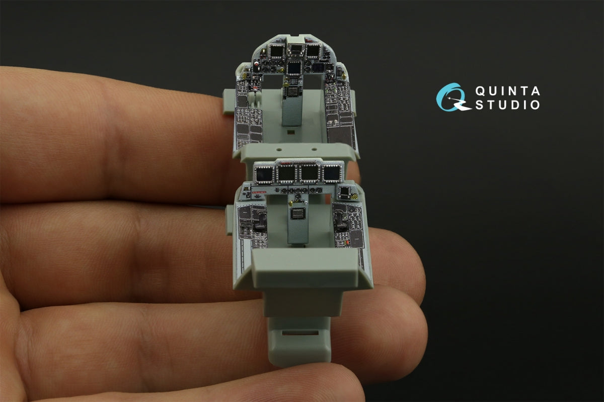 Intérieur coloré imprimé en 3D pour F-15E de Quinta Studio QDS-48426 sur papier décalcomanie (Academy) (Petite version) 1/48  – image 11
