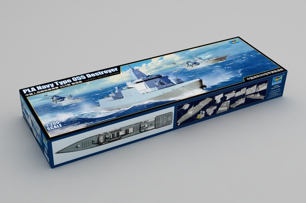 Trumpeter 03620 Chinese Navy Type 055 guided missile destroyer 1/200 – Bild 2