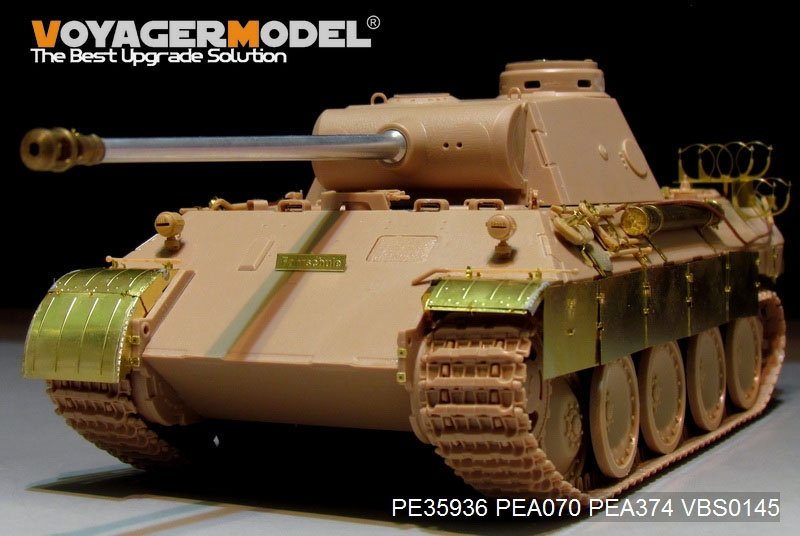 Voyager Model PE35936 WWII German Panther D w/&amp;quot;Stadtgas&amp;quot; Fuel Tanks Basic For MENG TS-038 1/35 – imagen 17