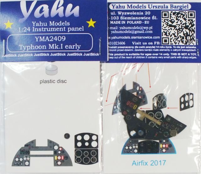 Yahu YMA2409 Typhoon early (Airfix) 1/24