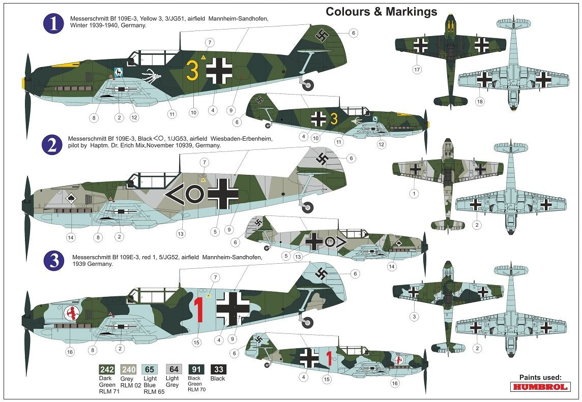 AZ Model AZ7665 Bf 109E-3 “Sitzkrieg“ 1939″ 1/72 – image 2