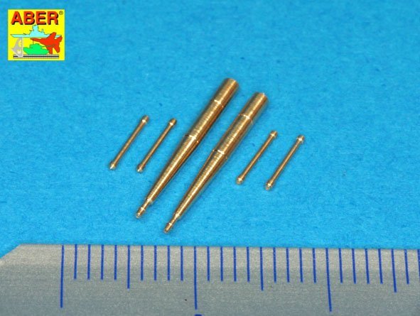 Aber A72 008 B wing (1 variant) armament for British fighter Spitfire Mk.I to V; Hispano 20mm x 2 (1 variant), Browning .30 tips x 4 1/72 – Bild 2