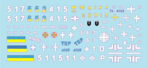 Star Decals 72-A1165 War in Ukraine 22 Ukrainian T-72B1 and T-72B3 1/72 – Bild 3