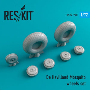 RESKIT RS72-0240 Jeu de roues De Havilland Mosquito 1/72