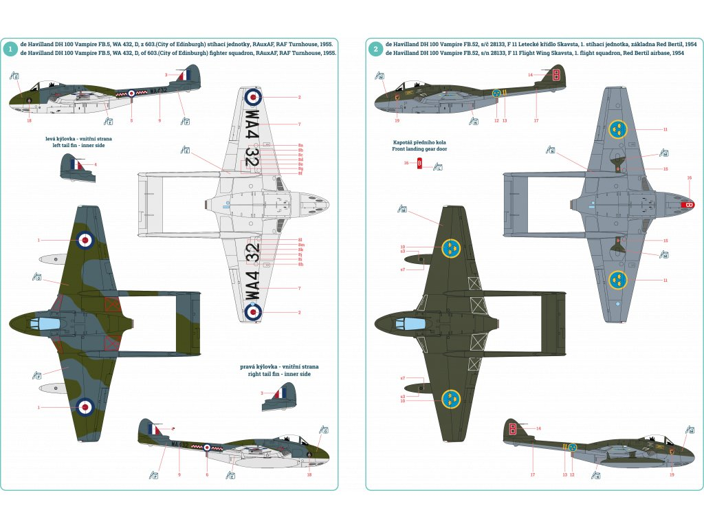 Infinity Models INF3204 DH-100 VAMPIRE FB MK.5 1/32 – image 2