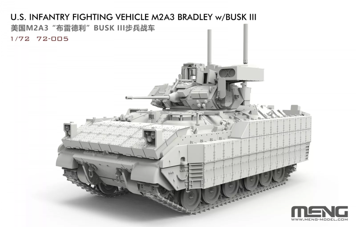 Meng Model 72-005 M2A3 Bradley w/ BUSK III 1/72 – immagine 2