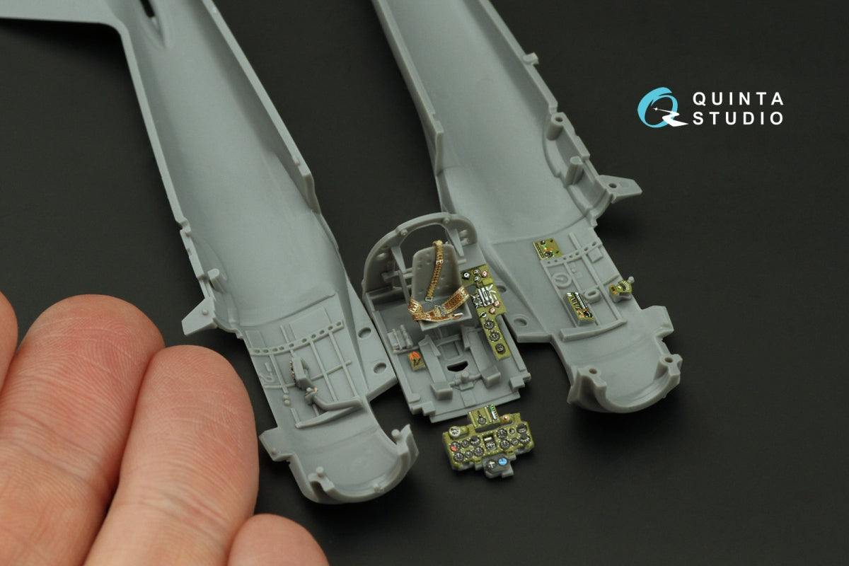 Intérieur imprimé en 3D et coloré sur papier décalcomanie Quinta Studio QD72171 A6M3 Zero (Tamiya) 1/72 – image 7