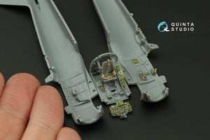 Intérieur imprimé en 3D et coloré sur papier décalcomanie Quinta Studio QD72171 A6M3 Zero (Tamiya) 1/72 – image 7