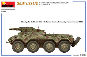 MiniArt 53001 Sd.Kfz.234/3 SCHWERER PANZERSPAHWAGEN STUMMEL 1/35 – Bild 16