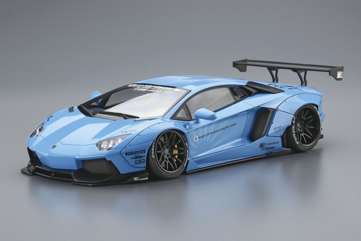 Aoshima 05989 LB-WORKS Lamborghini Aventador Ver.1 1/24 – immagine 3
