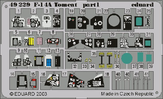 Eduard BIG4816 F-14A 1/48 HASEGAWA – zdjęcie 5