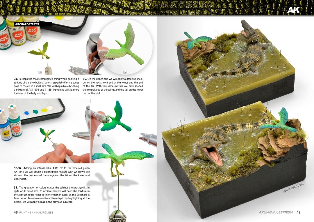 AK Interactive AK518 AK LEARNING 14: PAINTING ANIMAL FIGURES English – imagen 6