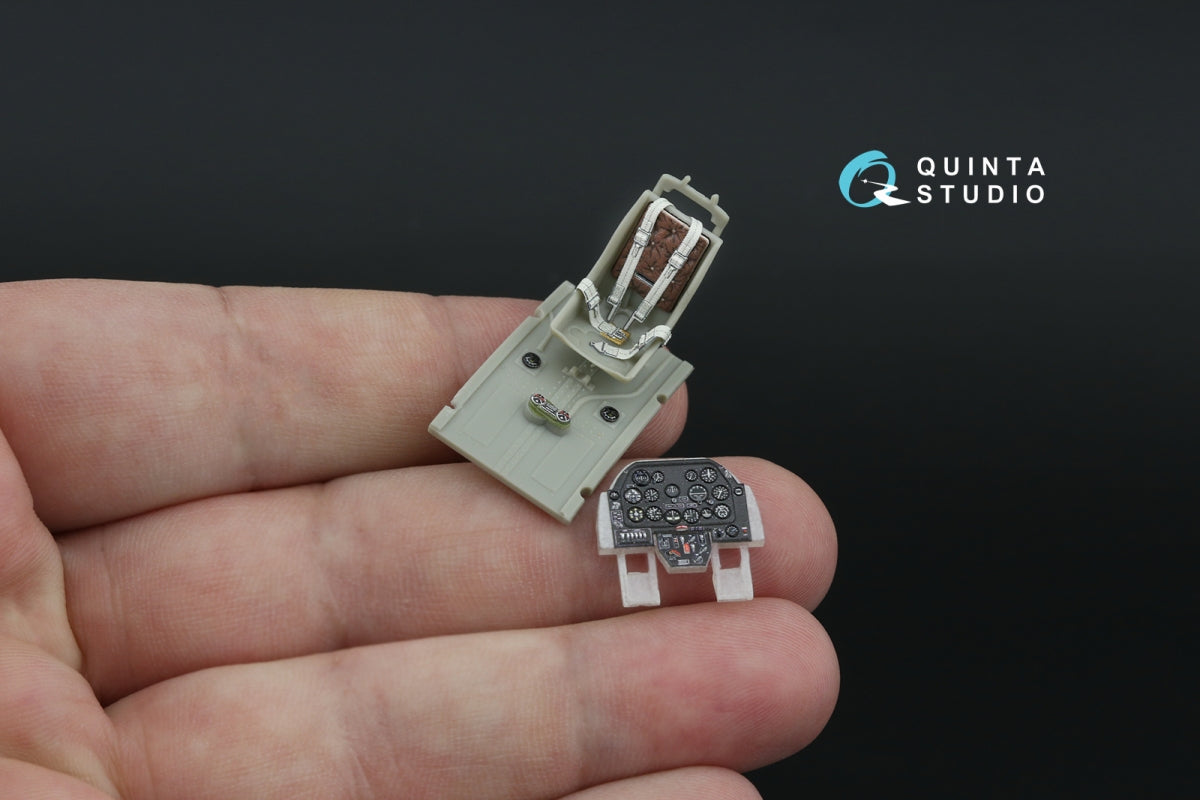 Quinta Studio QD48473 P-51A 3D-Printed coloured Interior on decal paper (Accurate Miniatures/Academy) 1/48 – immagine 10