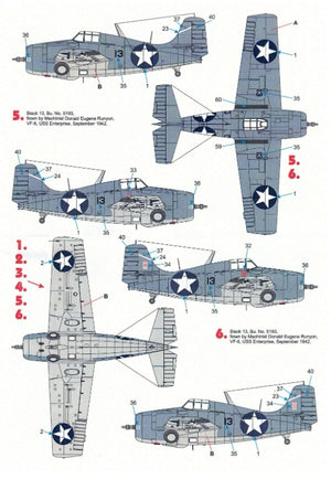 Techmod 48131 Grumman F4F-4 Wildcat 1/48 – image 6