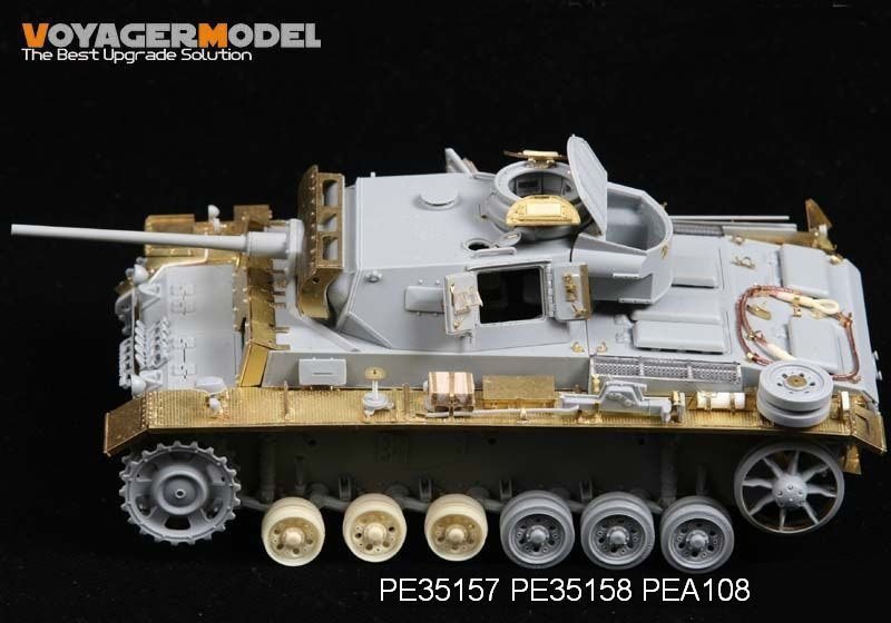 Voyager Model PE35158 WWII Fenders for Panzer III Mid-Late Version (For DRAGON) 1/35 – Bild 4