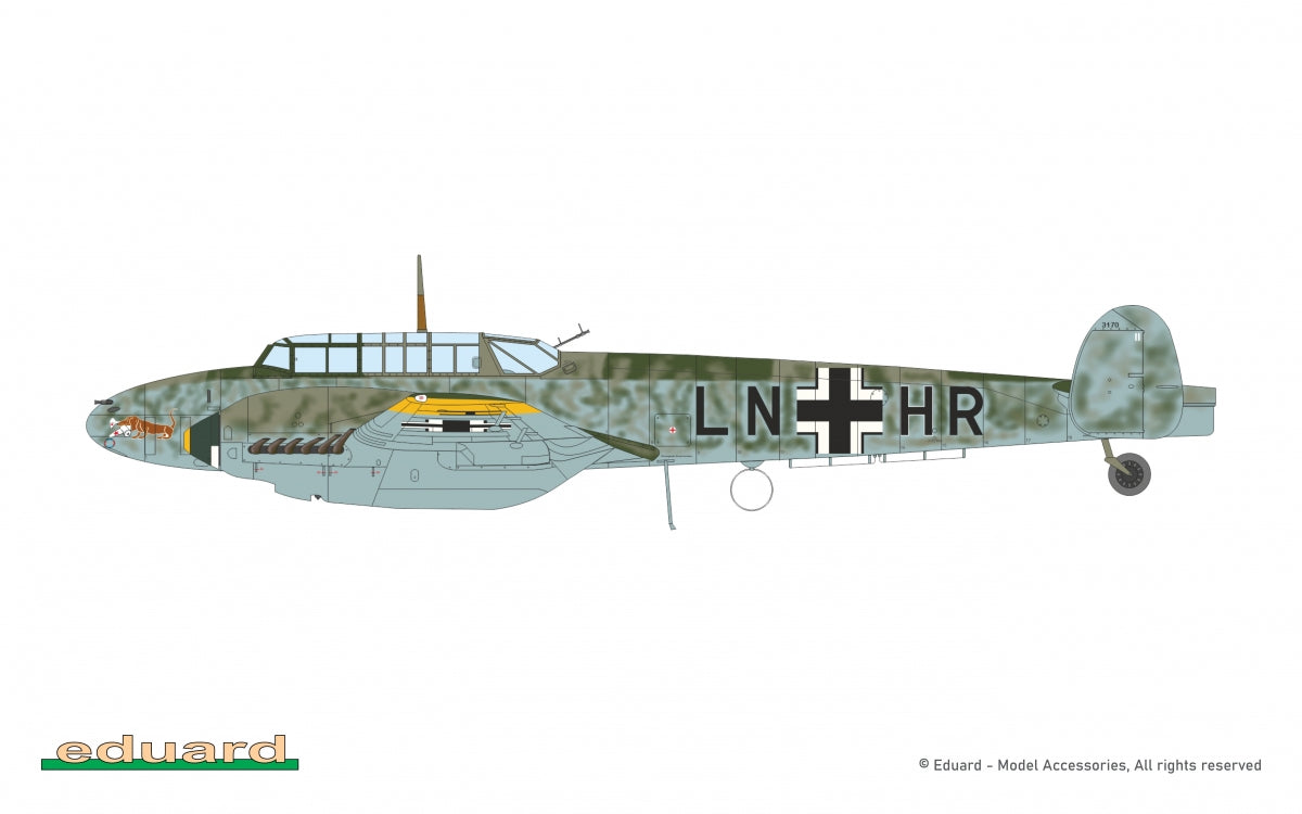 Eduard 8409 Bf 110D 1/48 – image 3